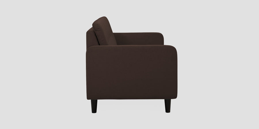 Noha Fabric 2 Seater Sofa In Coffee Brown Colour - Febonic Living