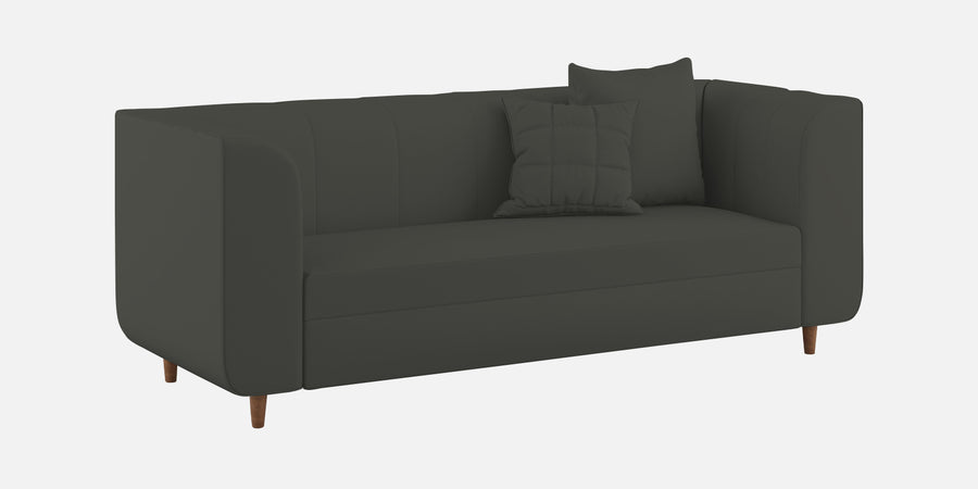 Sumo Velvet 3 Seater Sofa In Hory Grey Colour - Febonic Living