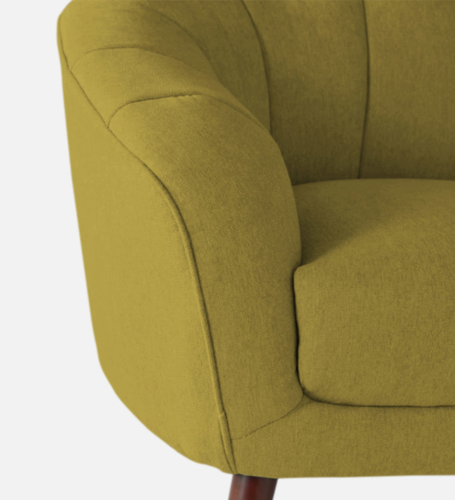 Benjamin Fabric 1 Seater Sofa In Parrot Green Colour - Febonic Living
