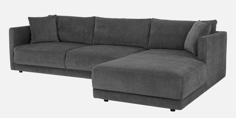 Northern Fabric Lhs Sectional Sofa 3 Lounger In Charcoal Grey Colour - Febonic Living