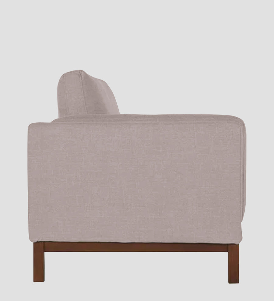 Borry Fabric 1 Seater Sofa In Almond Beige Colour - Febonic Living