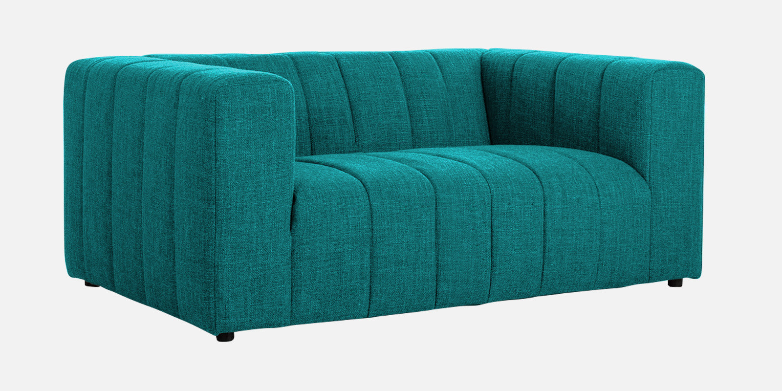 Lara Fabric 2 Seater Sofa in Sea Green Colour