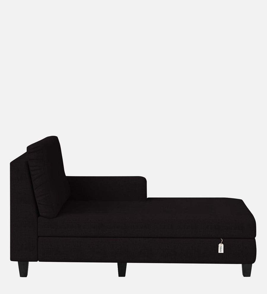 Royee Fabric Rhs Chaise Lounger In Cara Brown Colour With Storage - Febonic Living