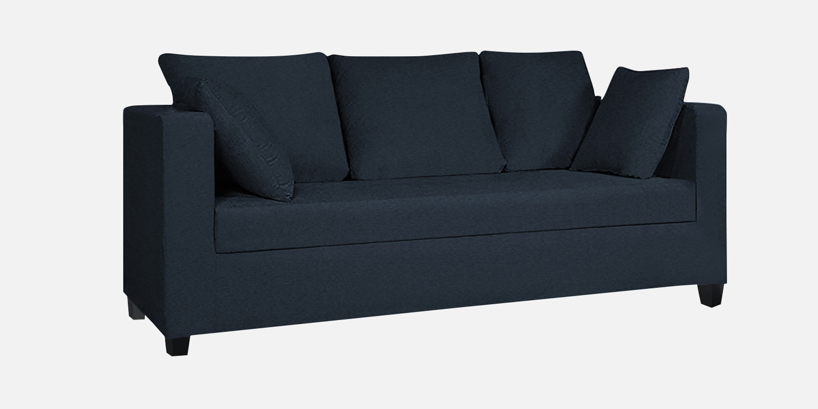 Nuska Fabric 3 Seater Sofa in Denim Blue Colour