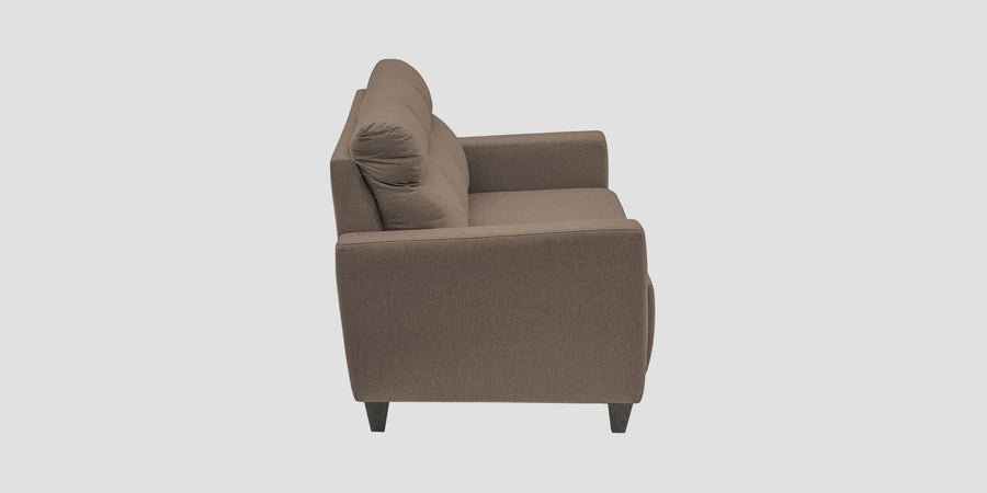 Honor Fabric 3 Seater Sofa In Nut Beige Colour - Febonic Living