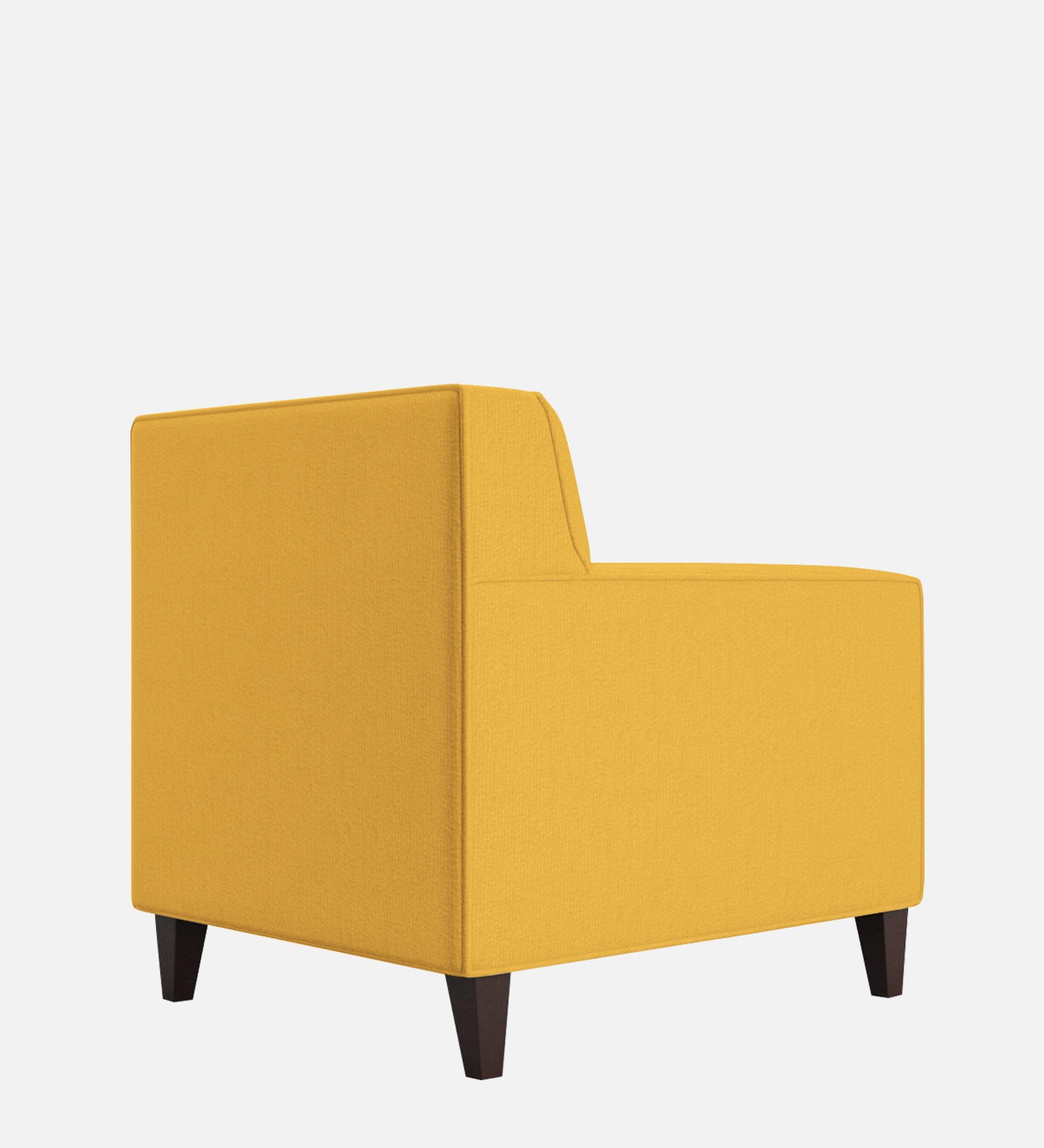 Miller Fabric 1 Seater Sofa in Bold Yellow Colour