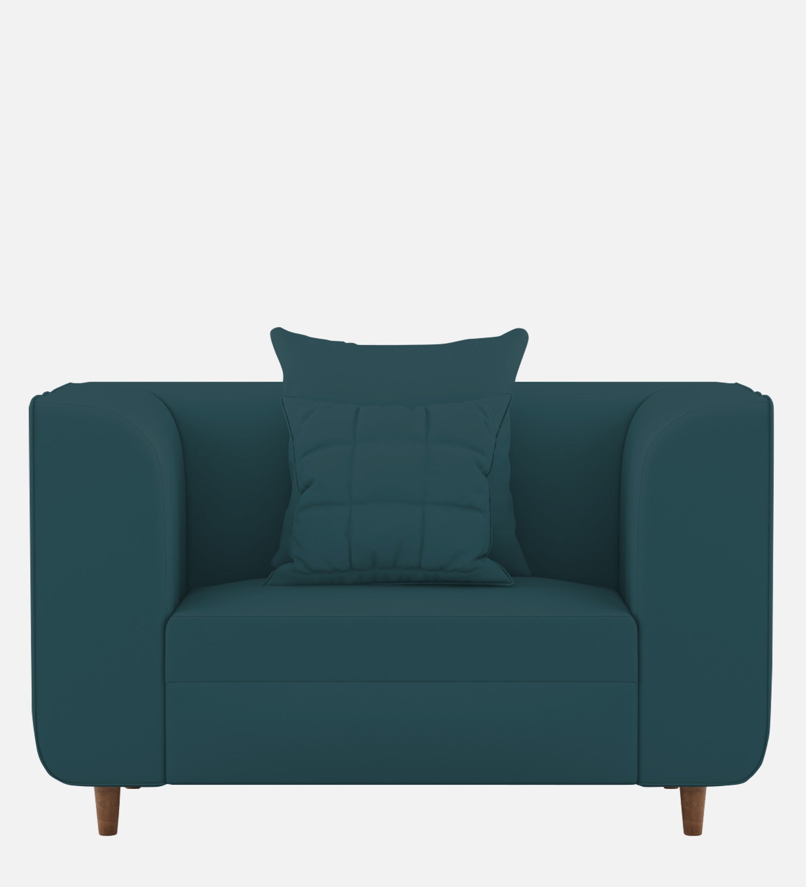 Sumo Velvet 1 Seater Sofa in Arabian Green Colour