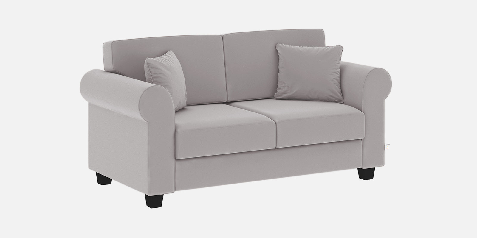 Numonk Velvet 2 Seater Sofa in light grey Colour