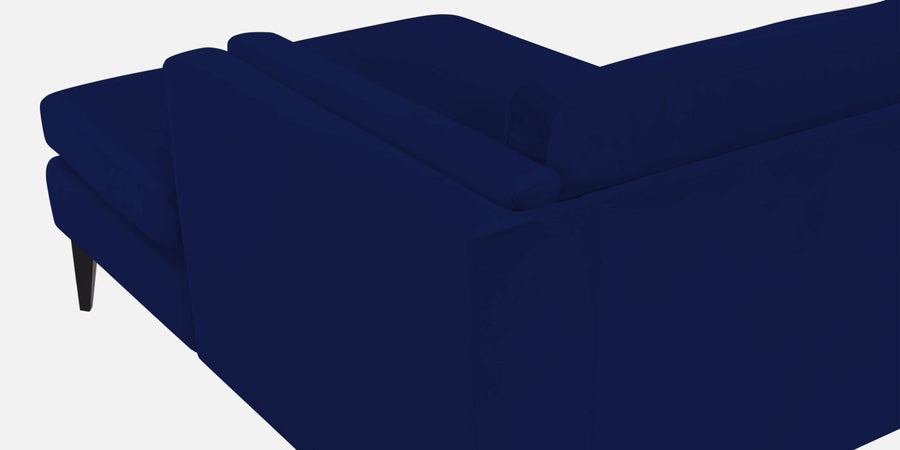 Jasper Velvet Rhs Sectional Sofa 3 Lounger In Dark Blue Colour - Febonic Living