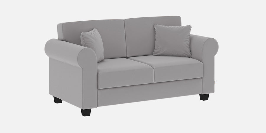 Numonk Velvet 2 Seater Sofa In Concrete Grey Colour - Febonic Living