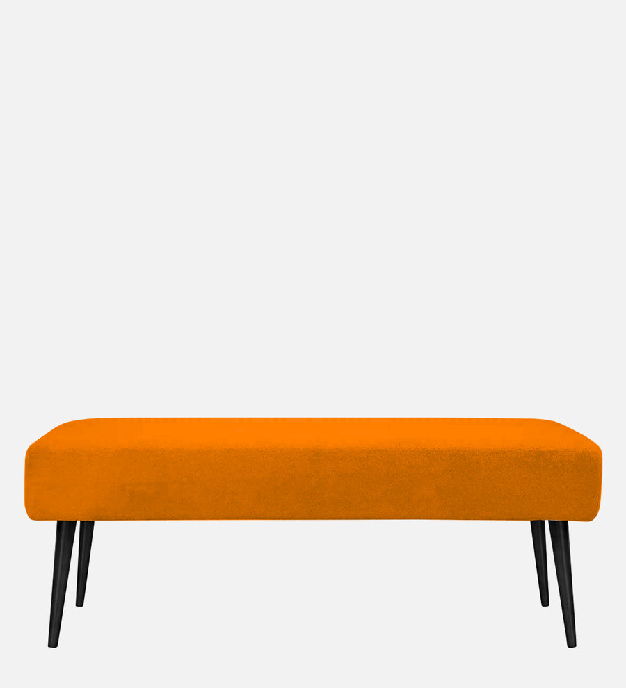Orbit Fabric Bench In Vivid Orange Colour - Febonic Living