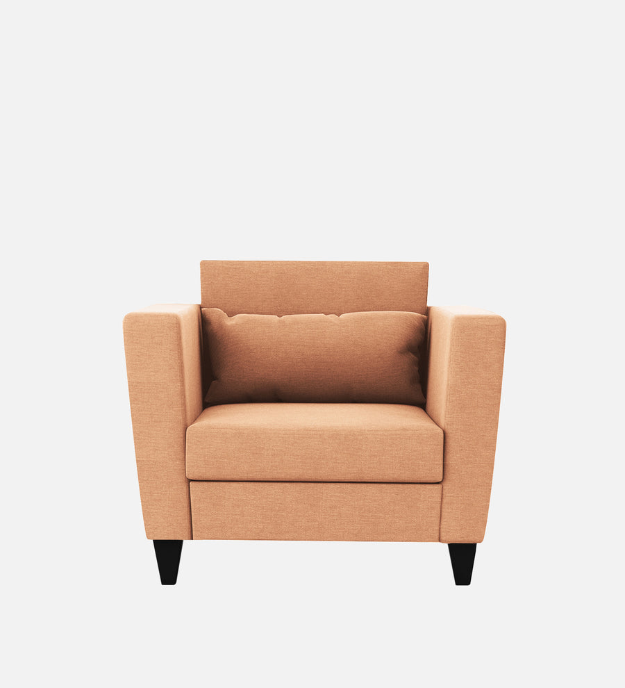 Tokyo Fabric 1 Seater Sofa In Cosmic Beige Colour - Febonic Living