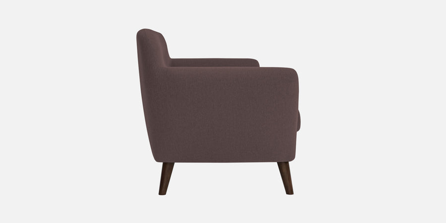Goofy Fabric 3 Seater Sofa In Night Brown Colour - Febonic Living