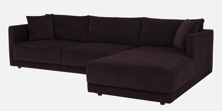 Northern Fabric Lhs Sectional Sofa 3 Lounger In Cara Brown Colour - Febonic Living