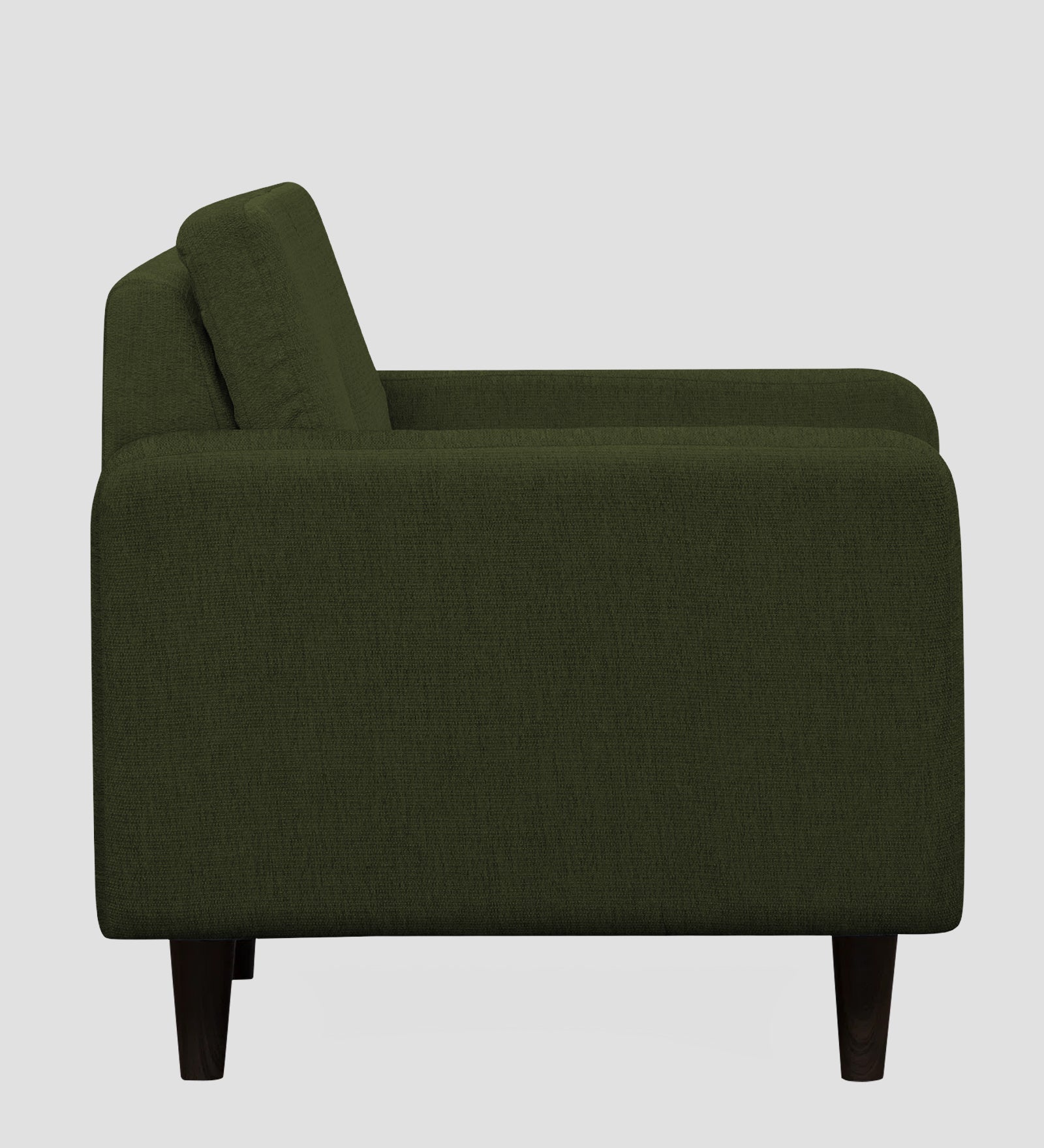Noha Fabric 1 Seater Sofa In  Olive Green Colour - Febonic Living