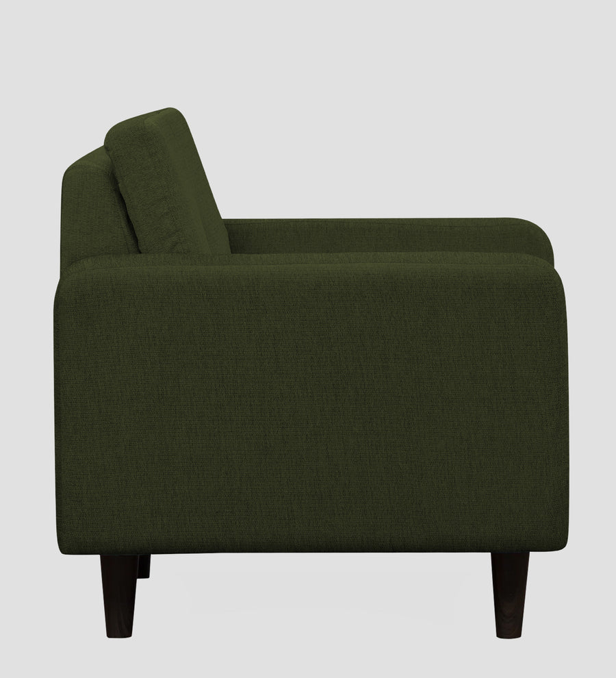 Noha Fabric 1 Seater Sofa In Olive Green Colour - Febonic Living