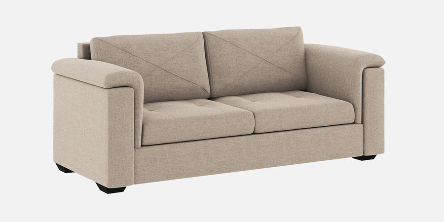 Andres Fabric 3 Seater Sofa In Khaki Beige Colour - Febonic Living