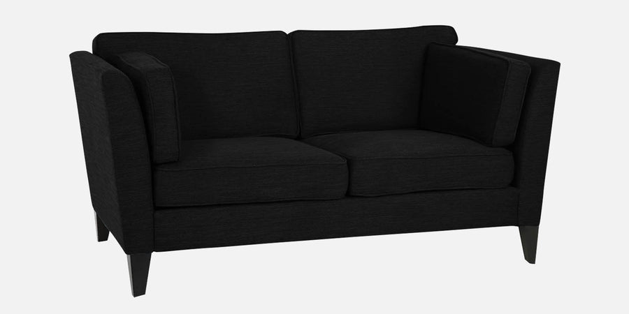 Nigar Fabric 2 Seater Sofa In Zed Black Colour - Febonic Living