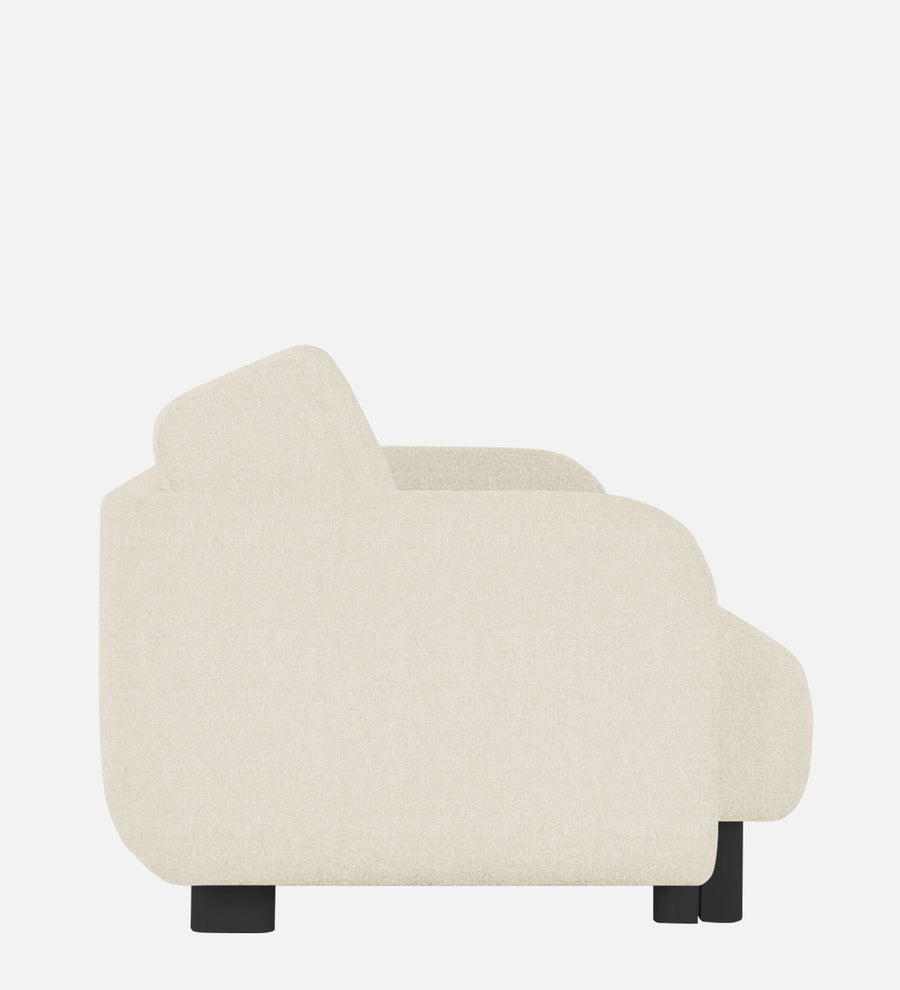 Varu Fabric 1 Seater Sofa In Ivory Cream Colour - Febonic Living