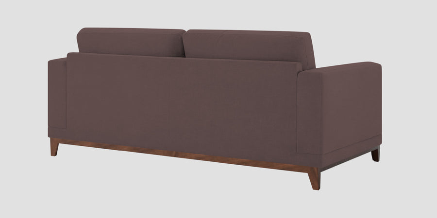 Esha Fabric 2 Seater Sofa In Night Brown Colour - Febonic Living