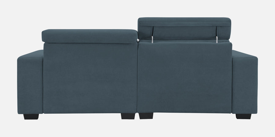 Hiro Fabric 2 Seater Sofa In Cobalt Blue Colour - Febonic Living