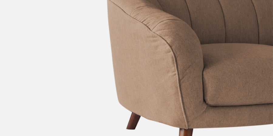 Benjamin Fabric 2 Seater Sofa In Cosmic Beige Colour - Febonic Living