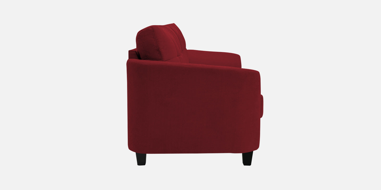 Mulan Fabric 2 Seater Sofa in Chilli Red Colour