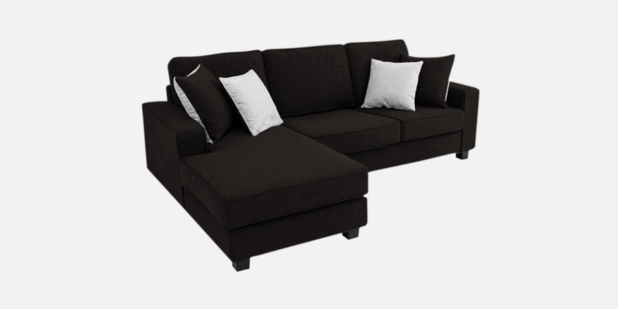 Ladybug Fabric Rhs Sectional Sofa 2 Lounger In Cara Brown Colour - Febonic Living