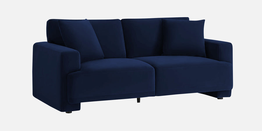 Kosta Velvet 2 Seater Sofa In Indigo Blue Colour - Febonic Living
