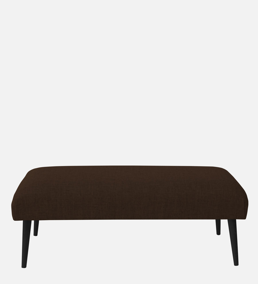 Adon Velvet Bench In Cholocate Brown Colour - Febonic Living