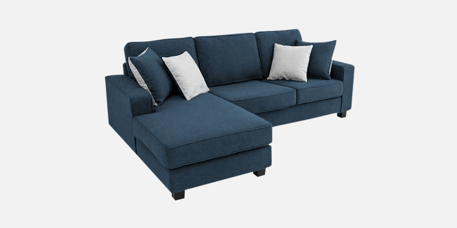 Ladybug Fabric Rhs Sectional Sofa 2 Lounger In Light Blue Colour - Febonic Living