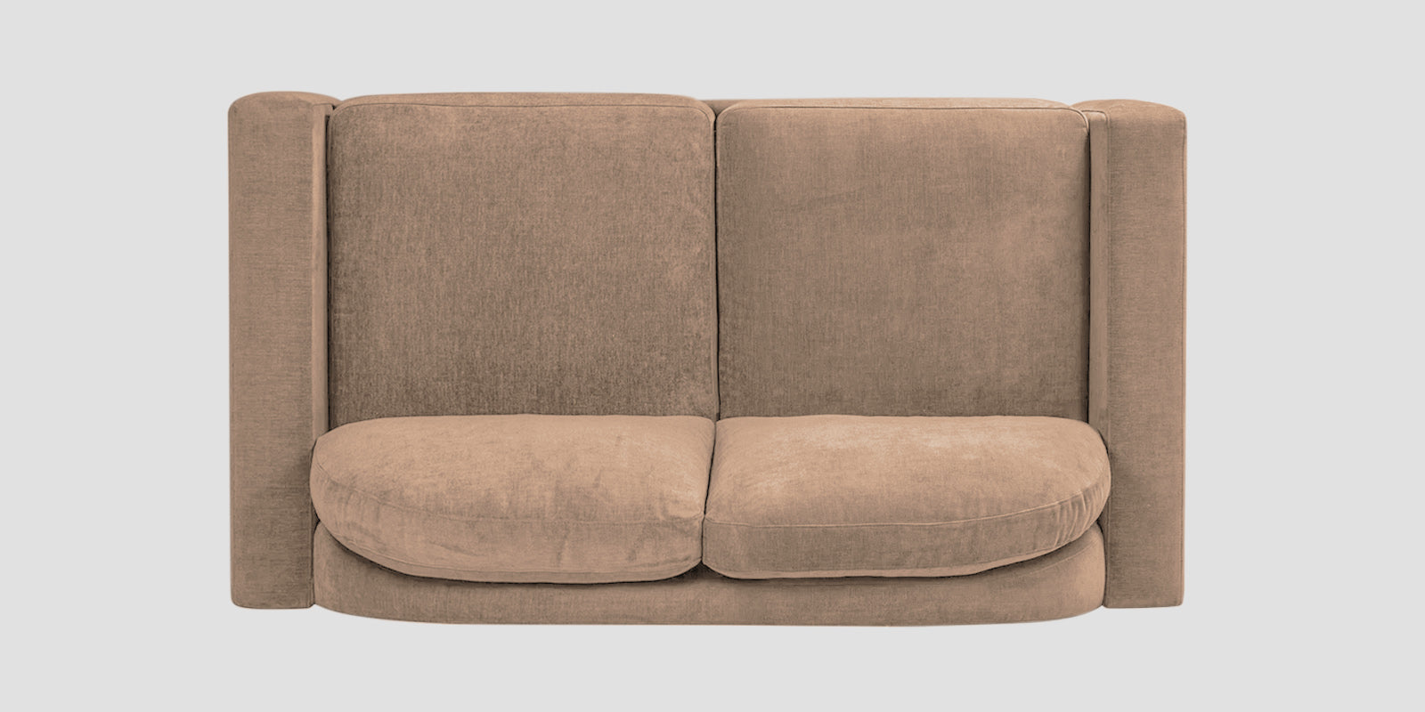 Dara Fabric 2 Seater Sofa In Cookie Beige Colour