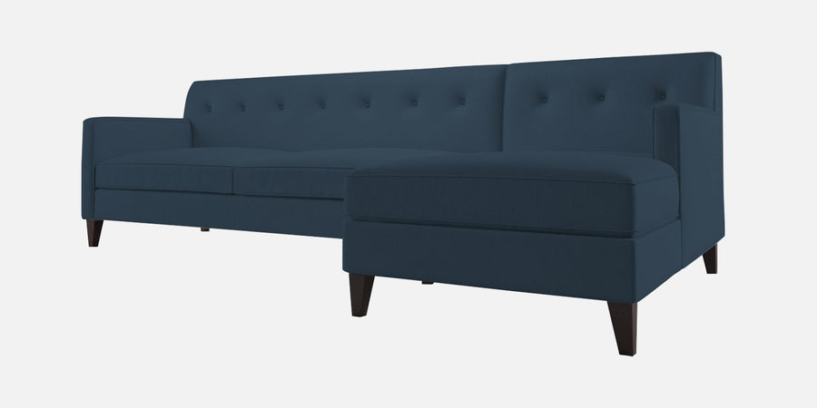 Miller Fabric Lhs Sectional Sofa 3 Lounger In Light Blue Colour - Febonic Living