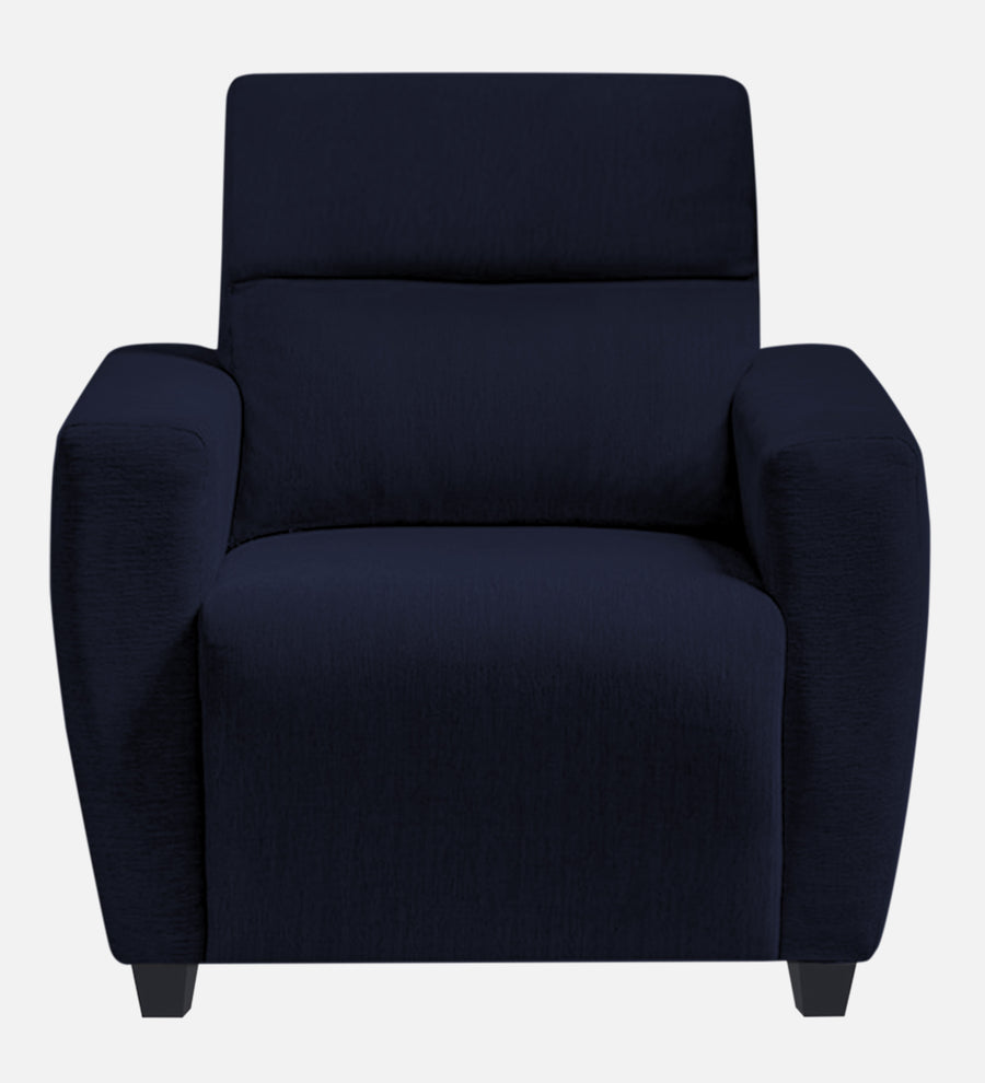Bakadi Fabric 1 Seater Sofa In Royal Blue Colour - Febonic Living