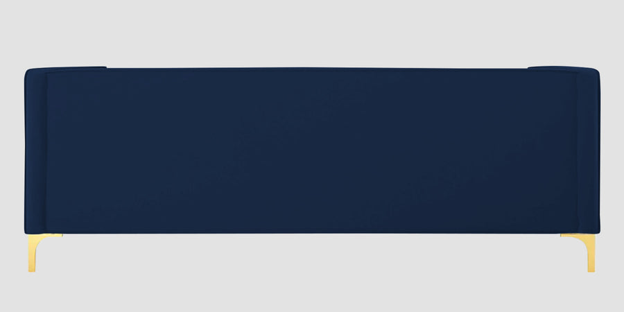 Saban Velvet 3 Seater Sofa In Imperial Blue Colour - Febonic Living