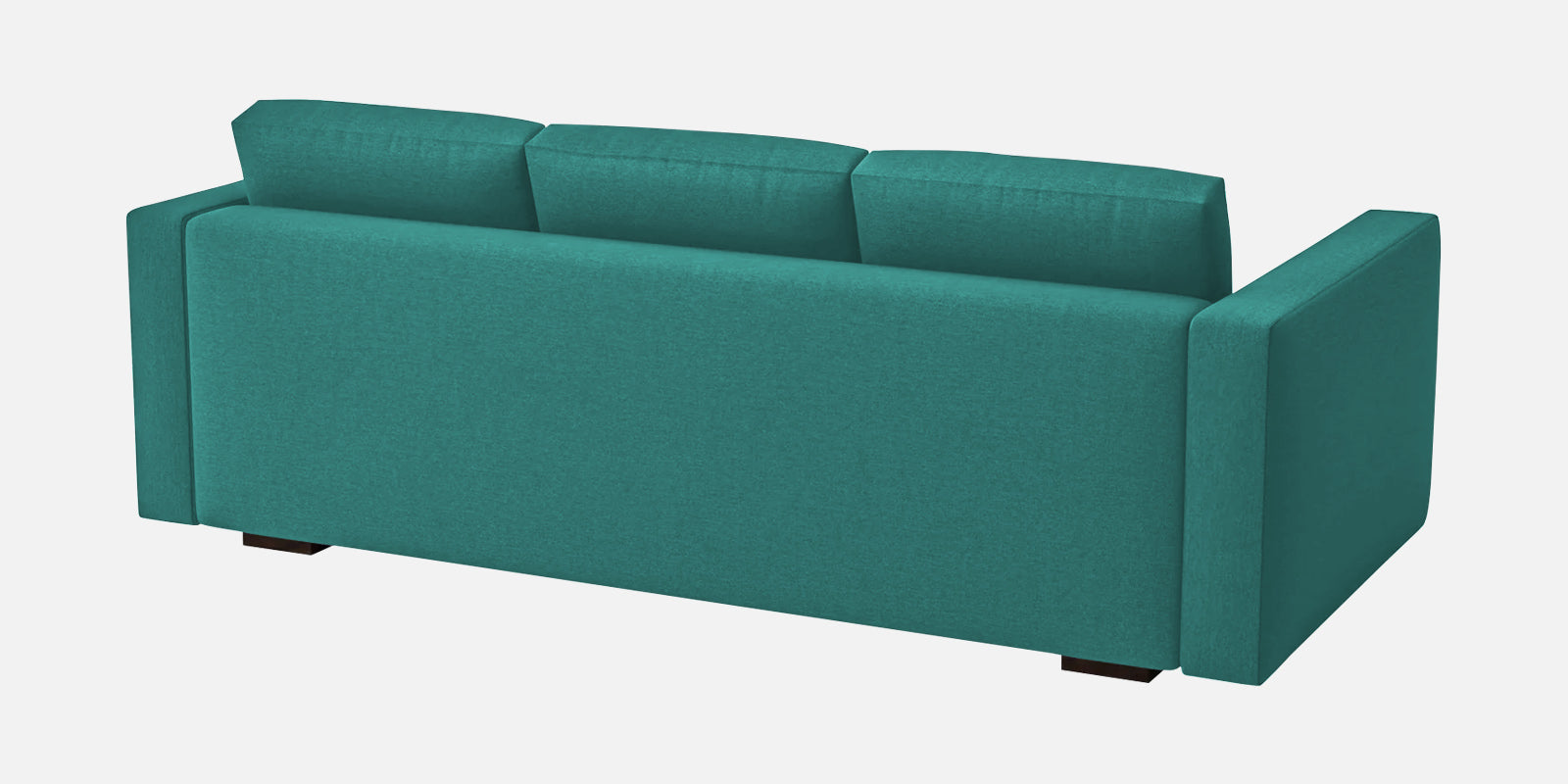 Messy Fabric 3 Seater Sofa in Sea Green Colour