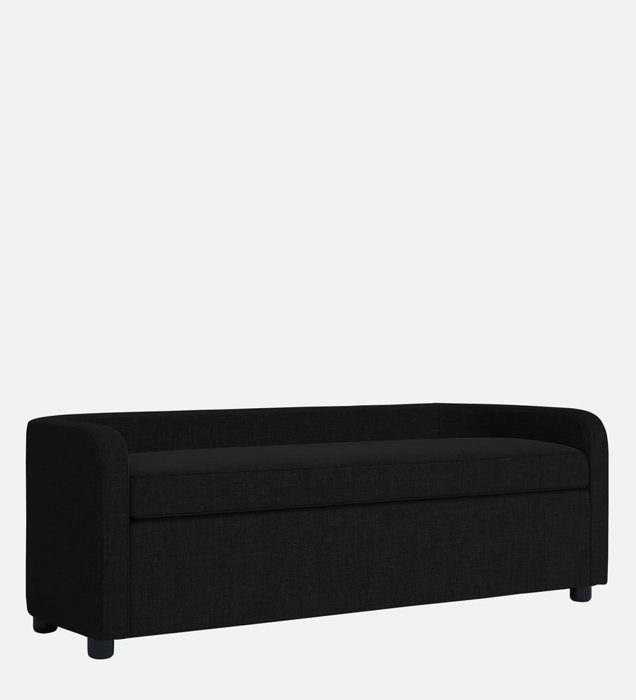 Cooper Fabric Storage Bench In Zed Black Colour - Febonic Living