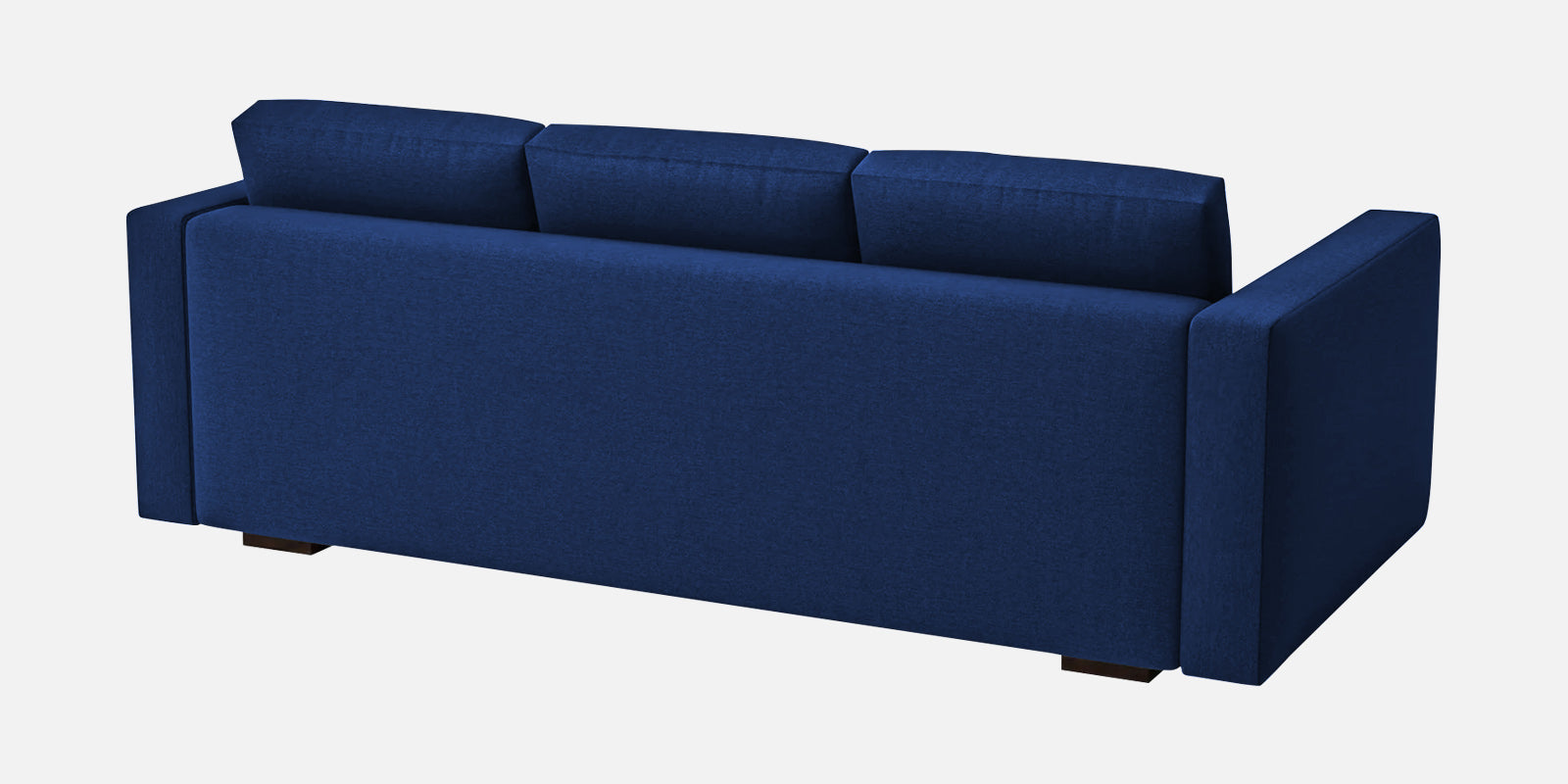 Messy Fabric 3 Seater Sofa in Royal Blue Colour