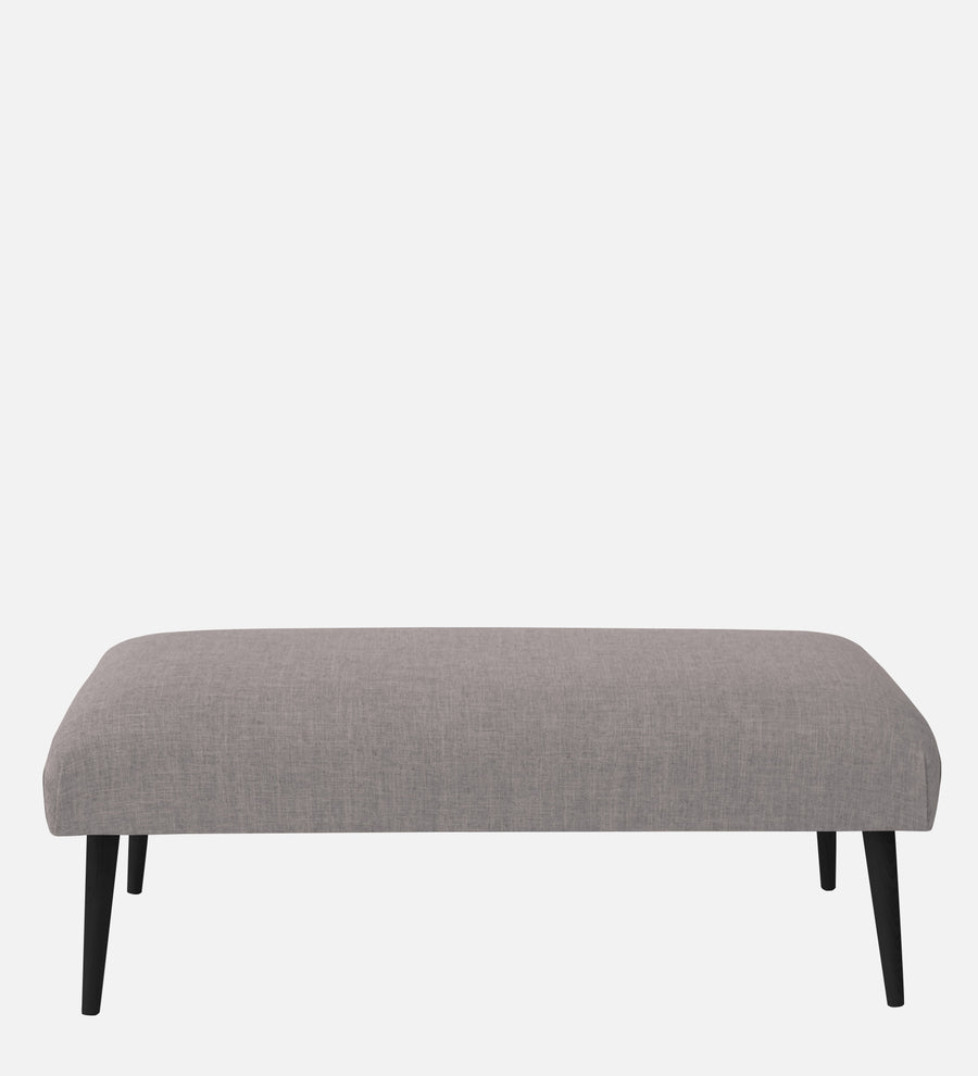 Adon Velvet Bench In Pearl Grey Colour - Febonic Living
