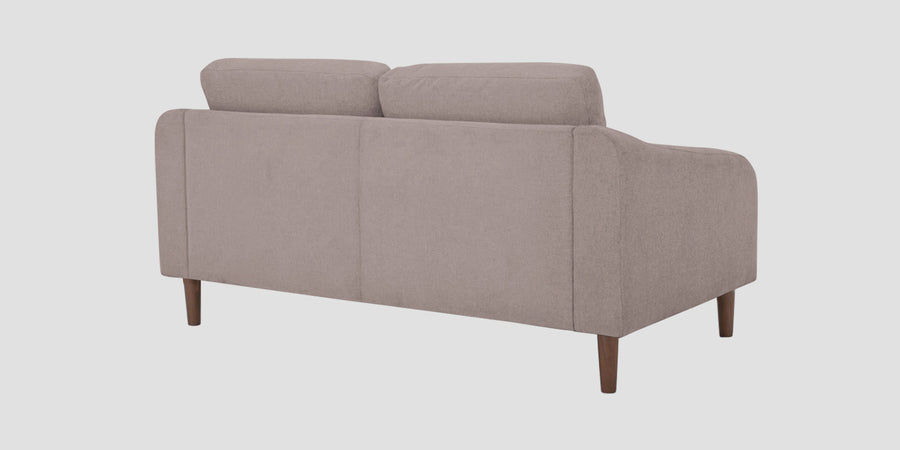 Elara Fabric 2 Seater Sofa In Almond Beige Colour - Febonic Living