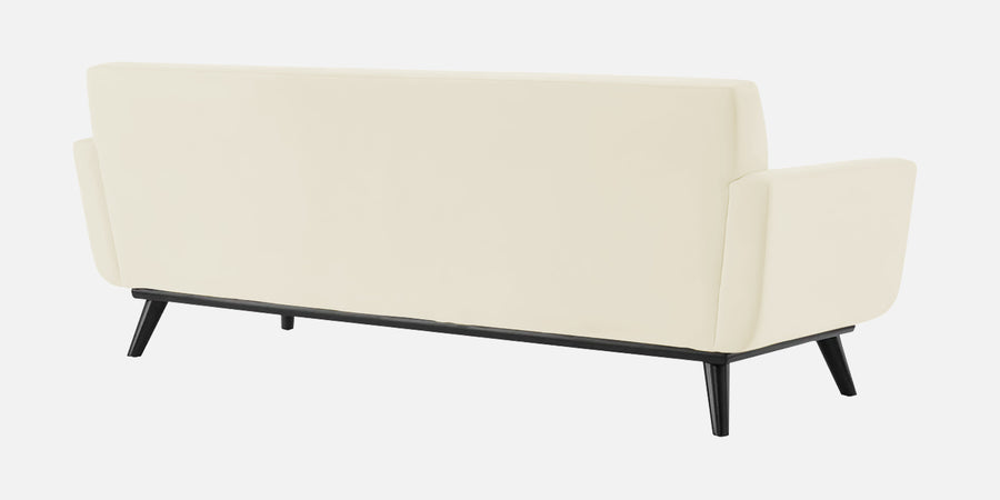 Tucker Velvet 3 Seater Sofa In Warm White Colour - Febonic Living