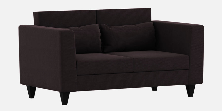 Nipul Fabric 2 Seater Sofa In Cara Brown Colour - Febonic Living