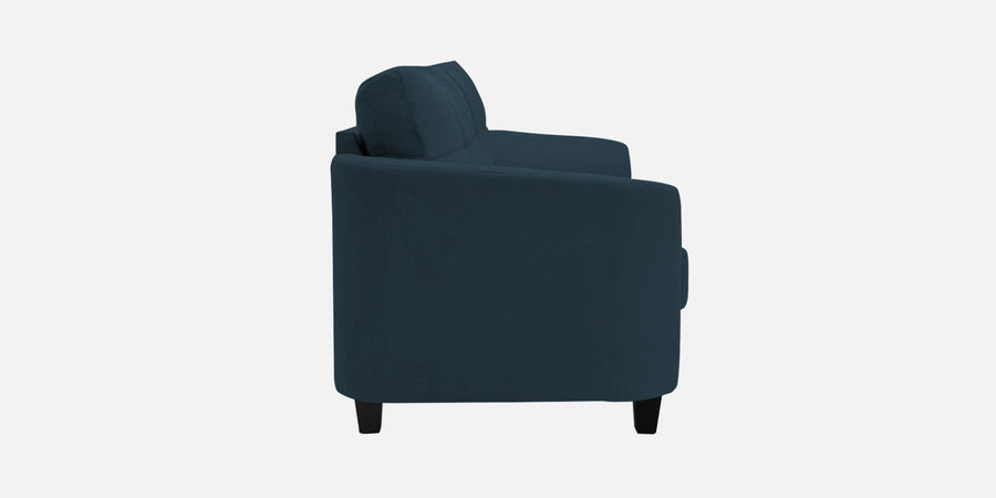 Mulan Fabric 2 Seater Sofa In Cool Blue Colour - Febonic Living