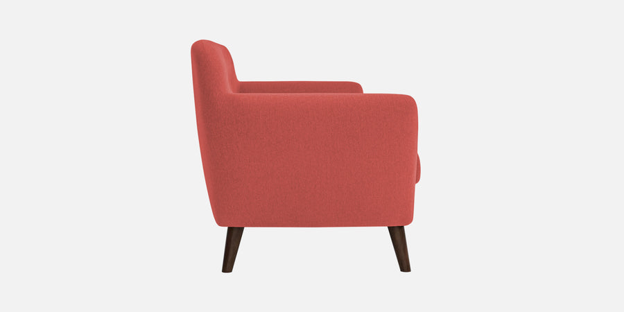 Goofy Fabric 2 Seater Sofa In Salmon Pink Colour - Febonic Living