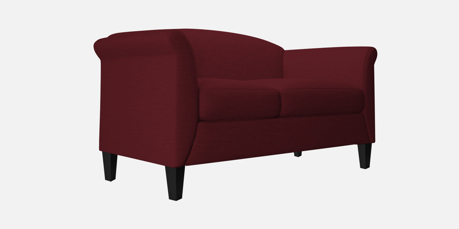 Kimber Fabric 2 Seater Sofa in Blood Maroon Colour