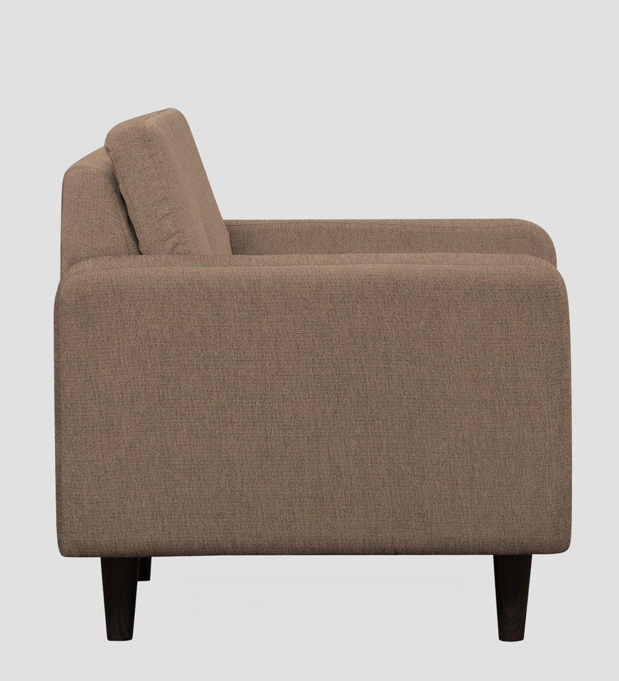 Noha Fabric 1 Seater Sofa In Cookie Beige Colour - Febonic Living