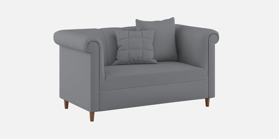 Rubi Velvet 2 Seater Sofa In Pubble Grey Colour - Febonic Living