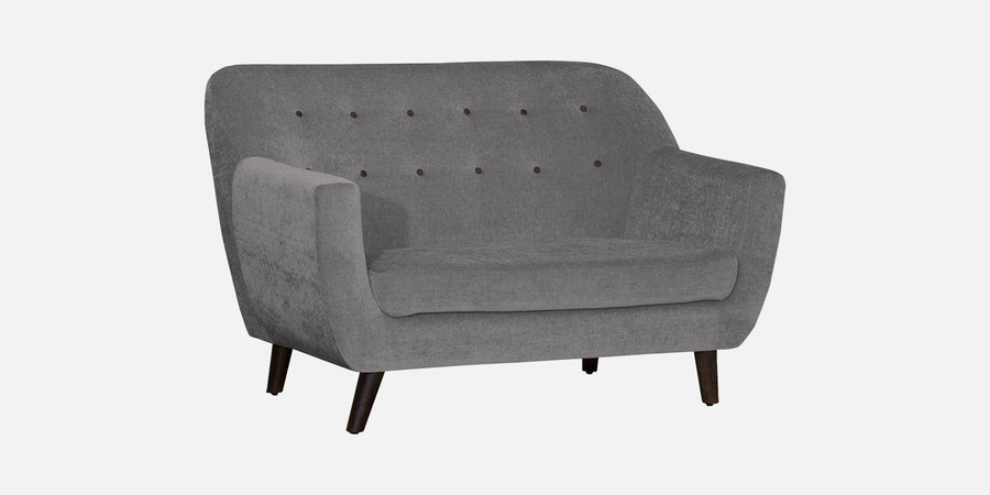 German Fabric 2 Seater Sofa In Sudo Grey Colour - Febonic Living
