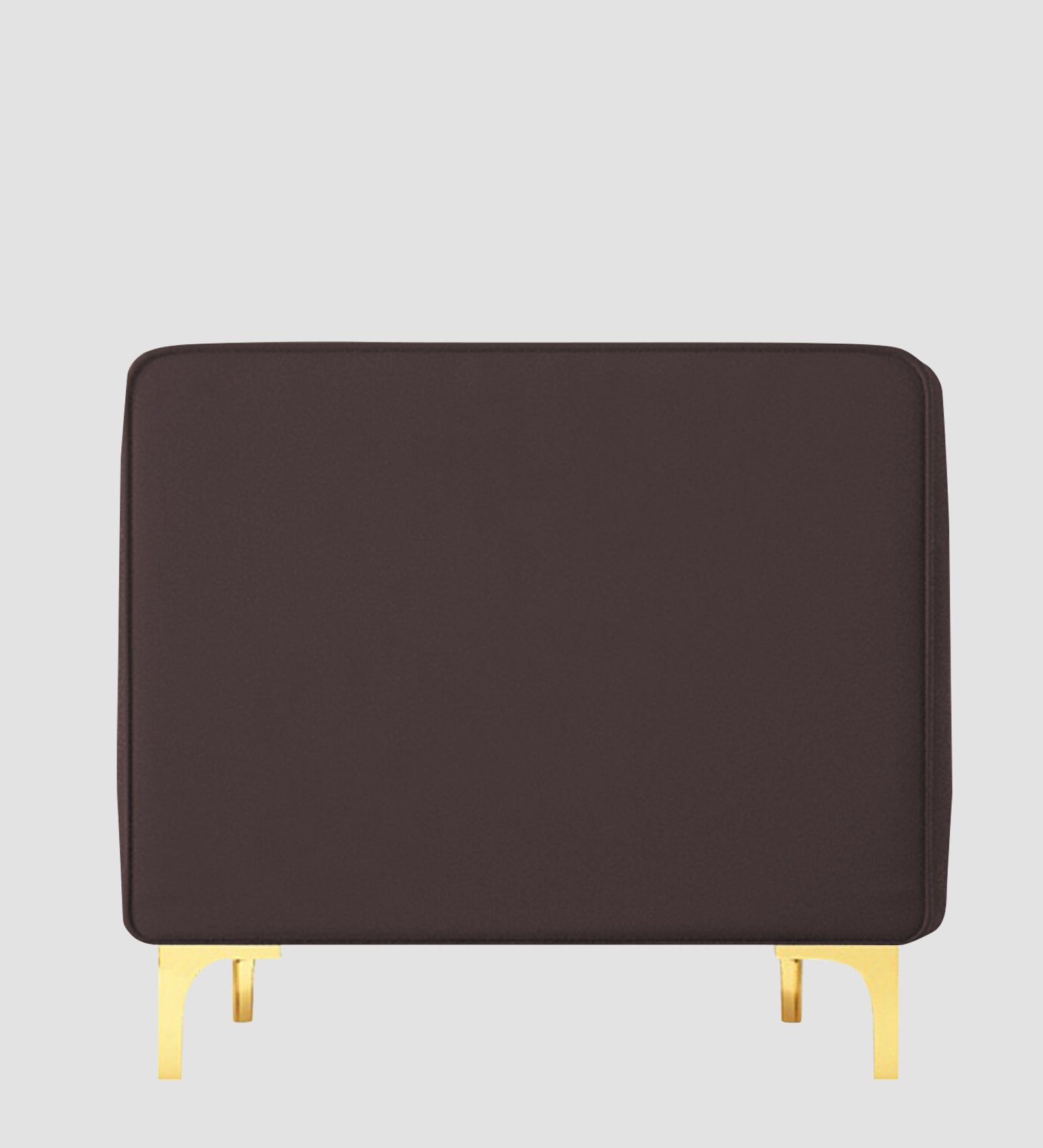 Saban Velvet 1 Seater Sofa in Mocha Brown Colour - Febonic Living