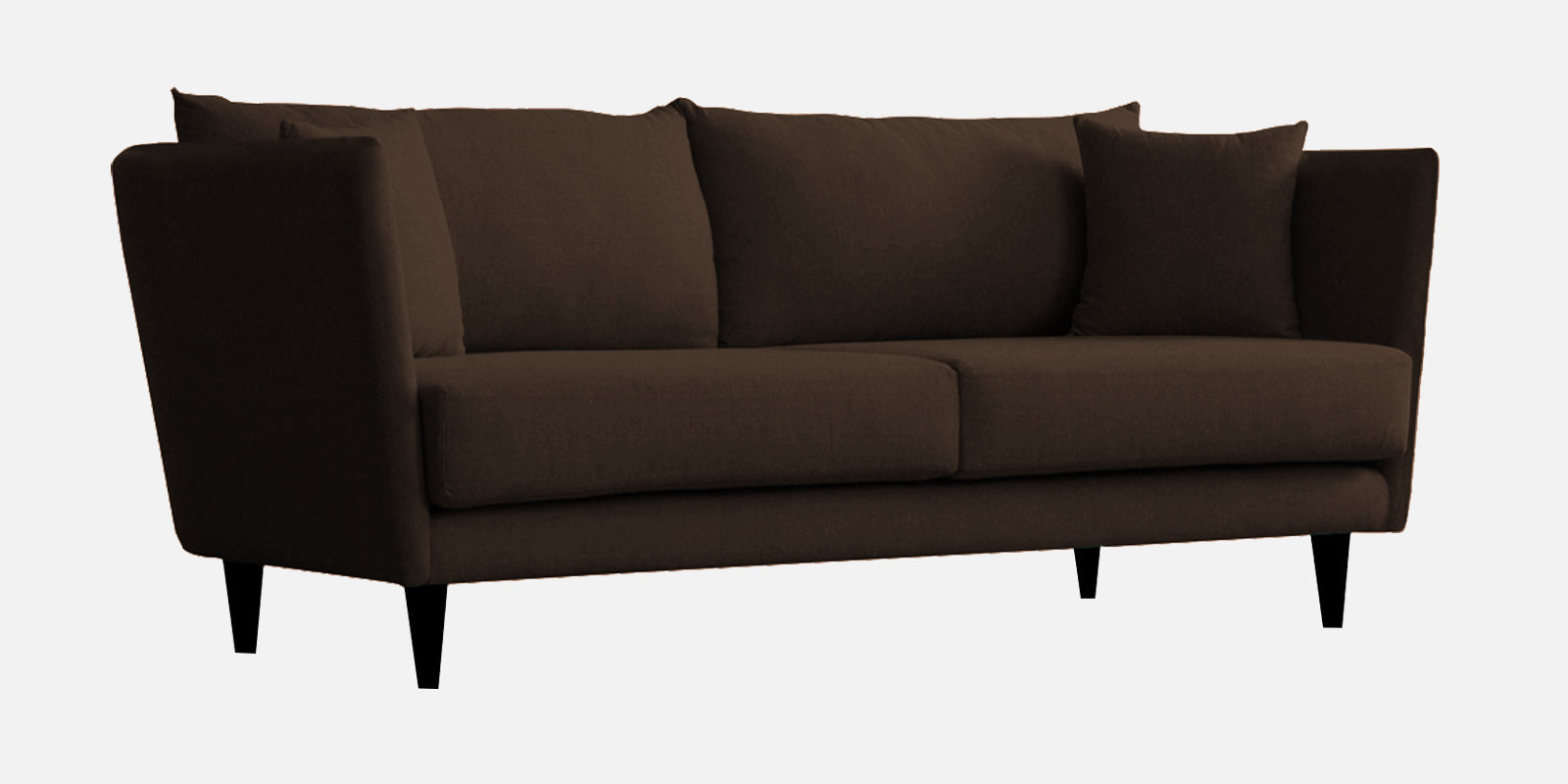 Norway Velvet 3 Seater Sofa In Cholocate Brown Colour